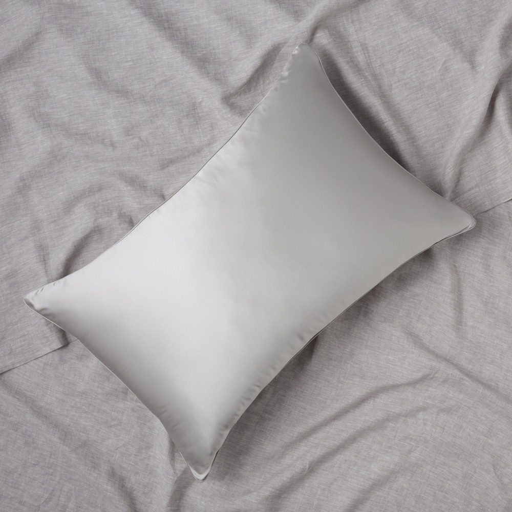 Pure Silk Silver Pillowcases Adairs