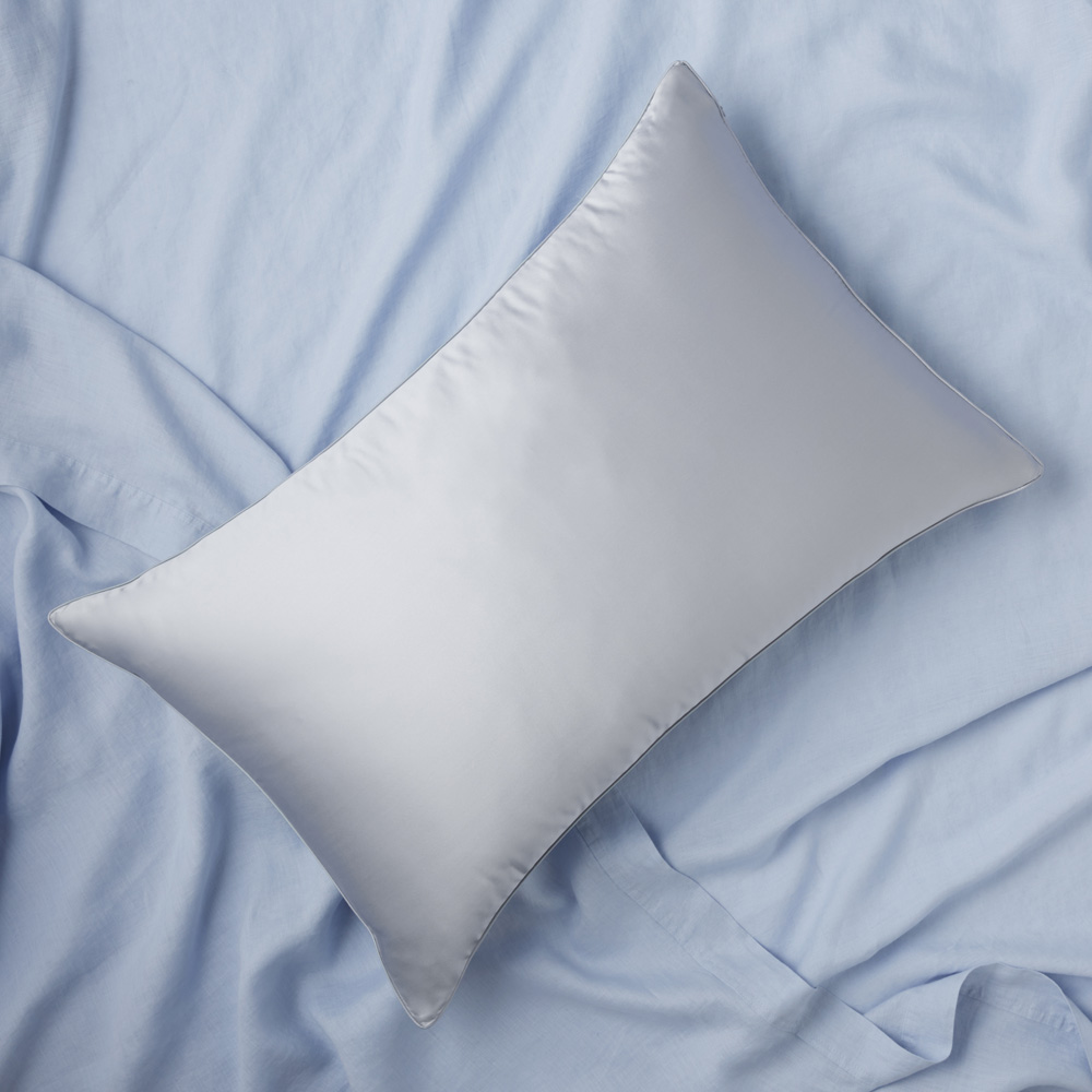 Pure Silk Soft Blue Pillowcases Adairs