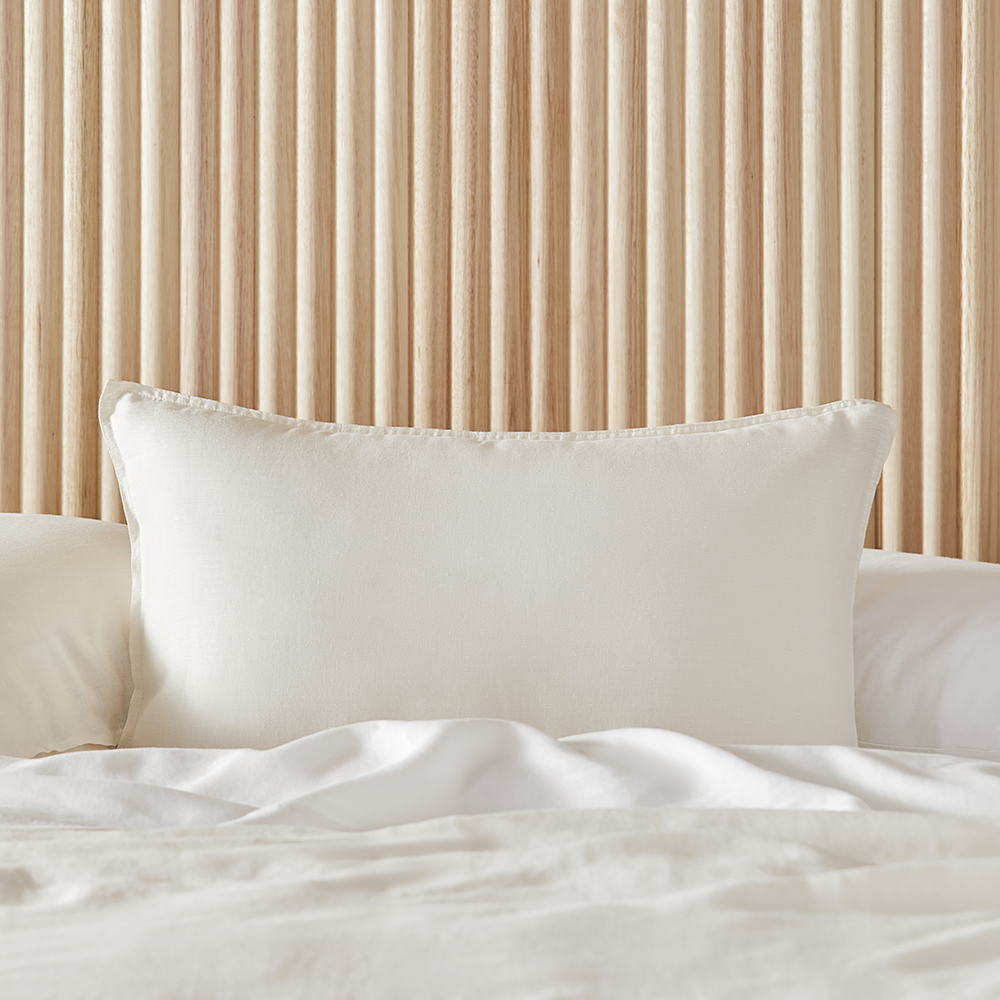 Vintage Washed Linen Pearl Pillowcases Adairs