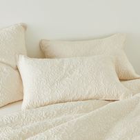 Chloe Ivory Quilted Pillowcases