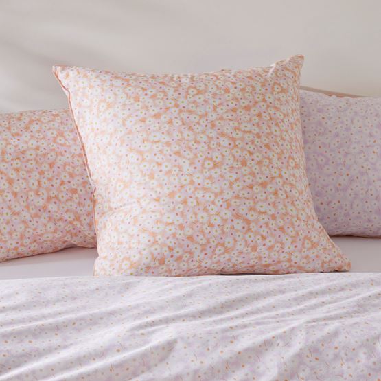 Daisy Meadow Peach Pillowcases