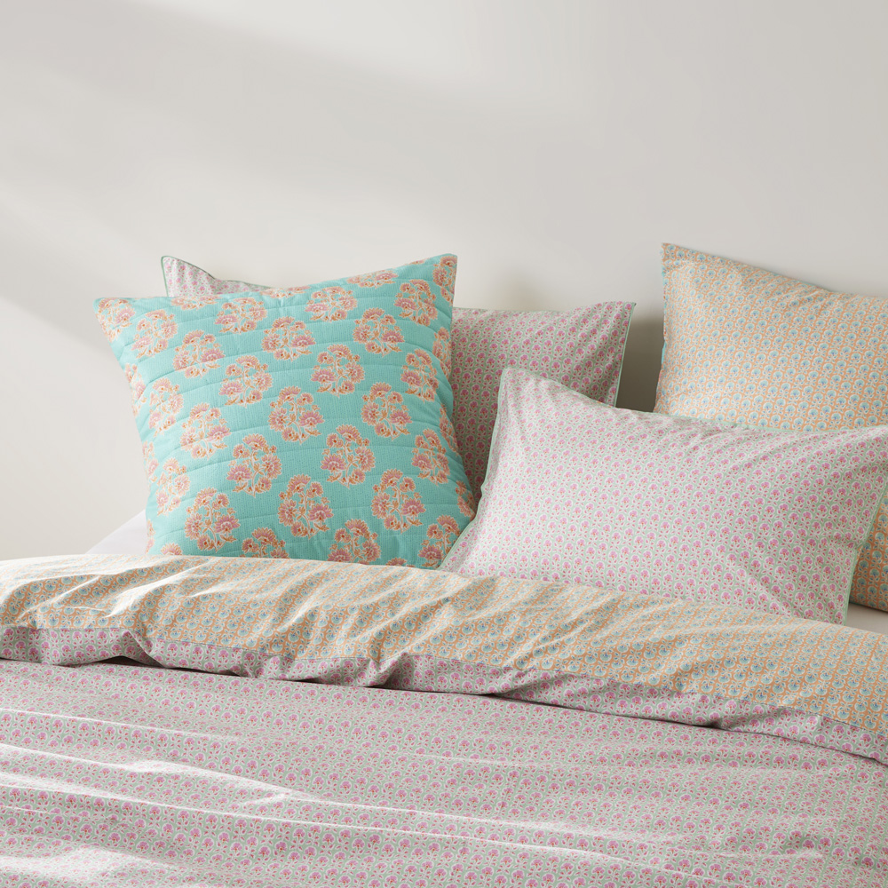Riya Pink Quilt Cover Set + Separates Adairs