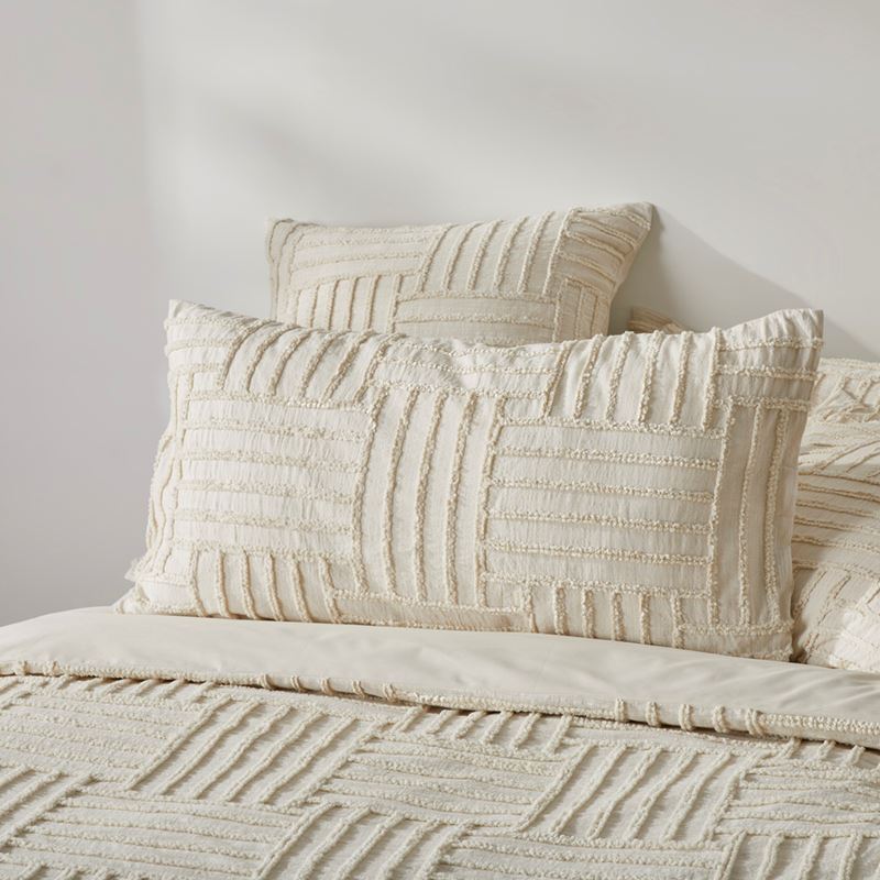 Drew Natural Tufted Pillowcases