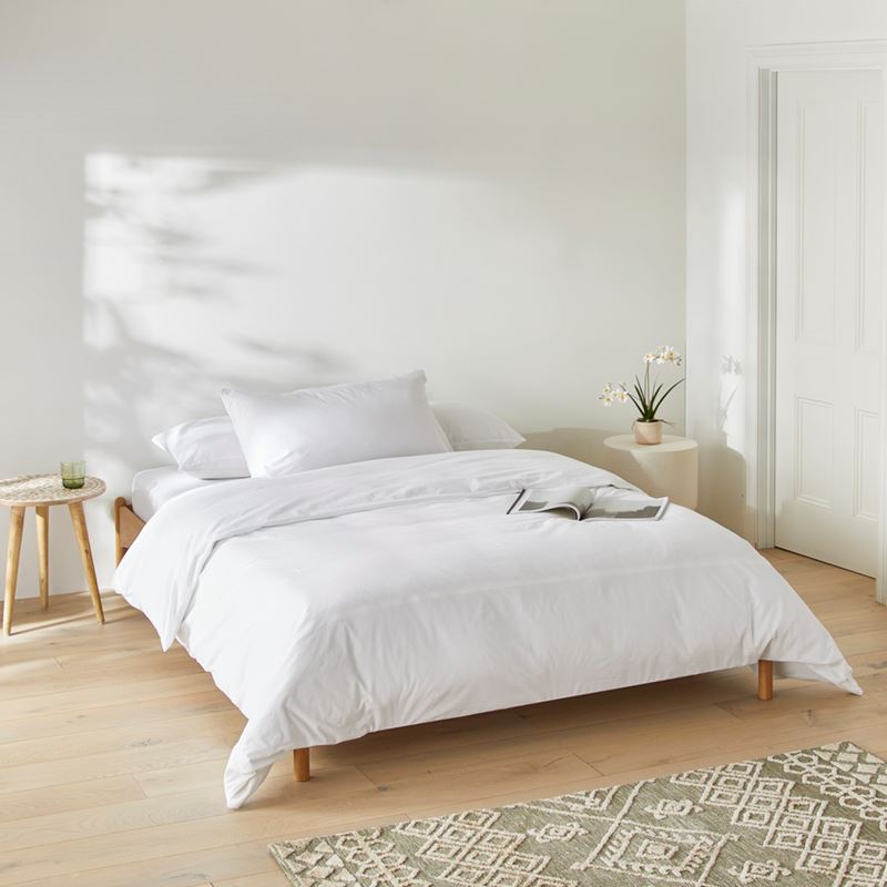 Stonewashed Cotton White Quilt Cover Separates