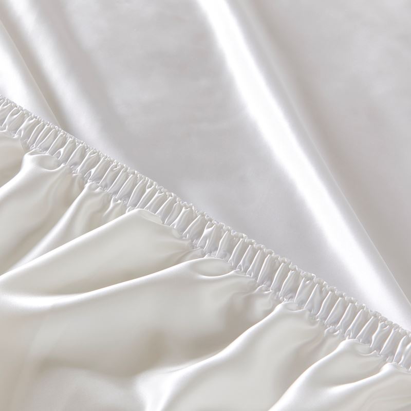 Pure Silk Antique White Sheet Set