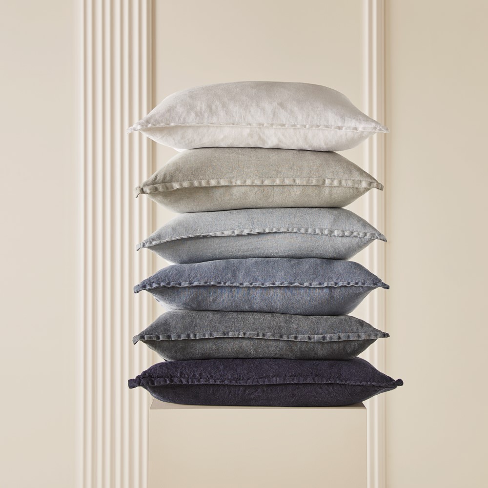 Belgian Navy Linen Cushion Adairs