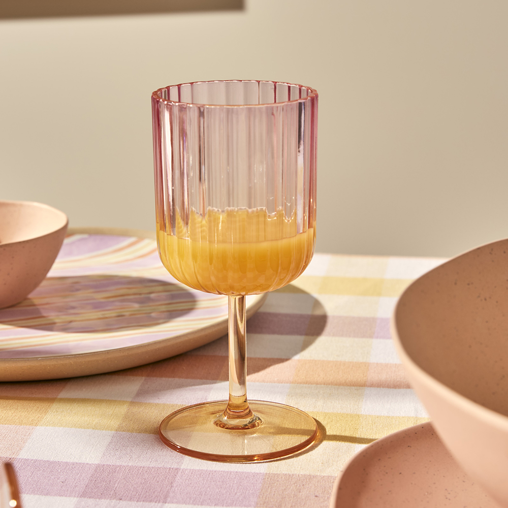 Positano Pink & Orange Drinkware Adairs