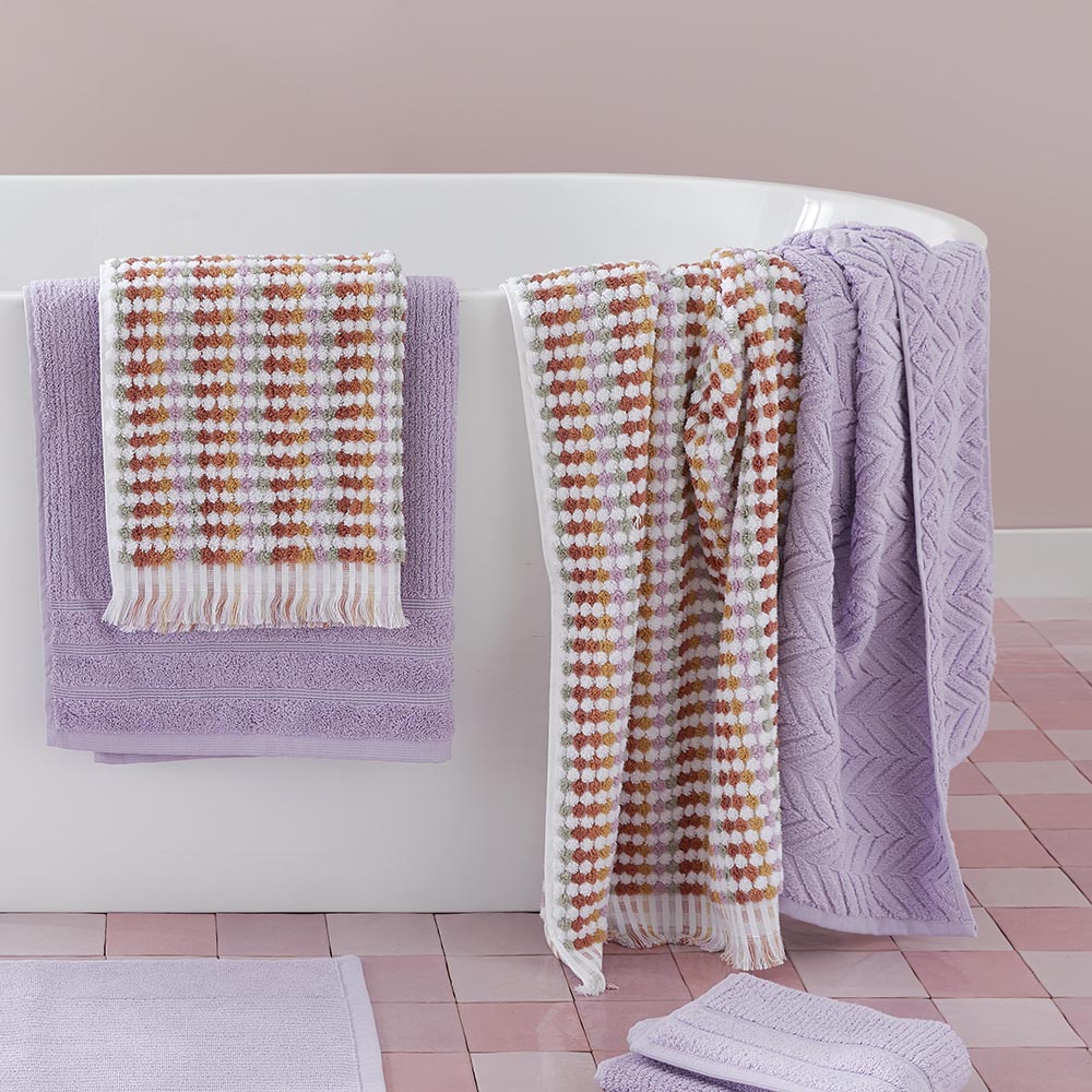 Lilac bath 2025 mats and towels