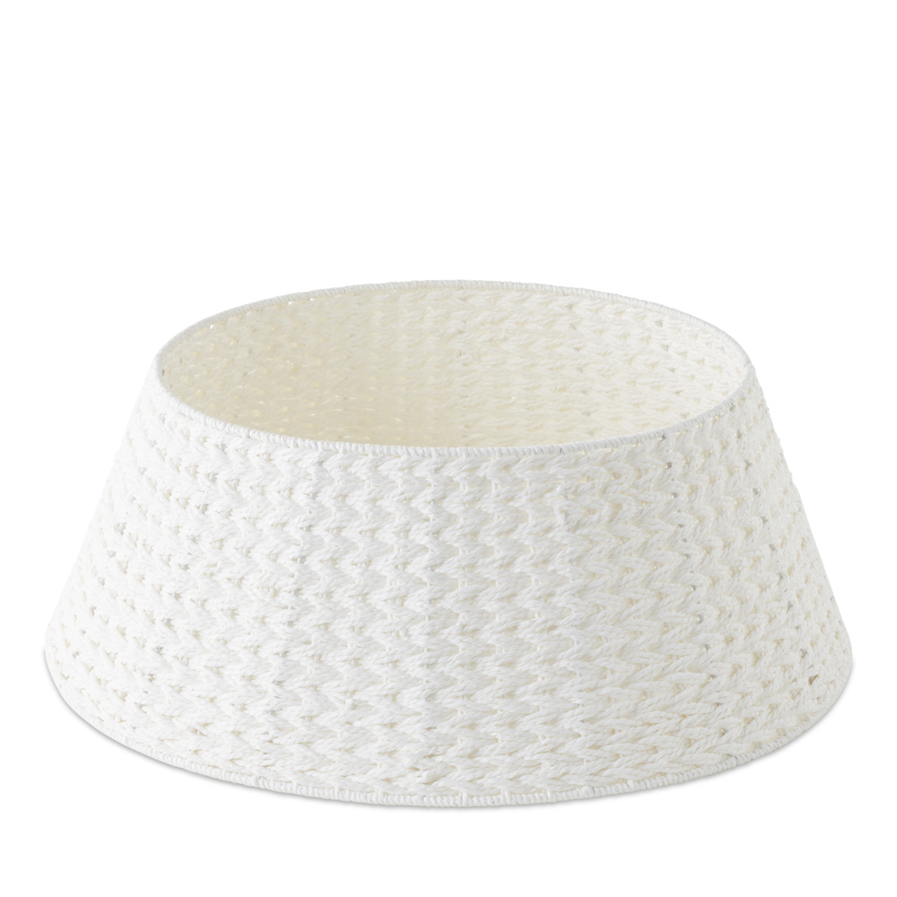 Christmas Tree White Basket Weave Skirt Adairs