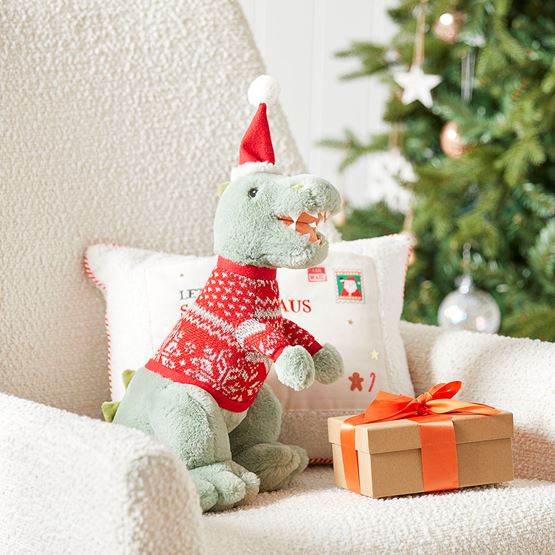 Christmas Dino Claus Friend
