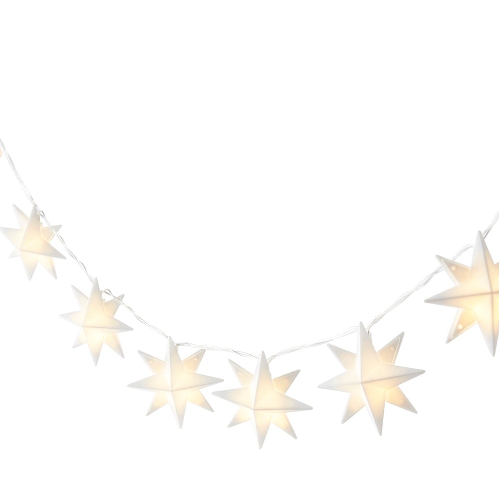 Starburst Christmas Fun White String Lights Adairs