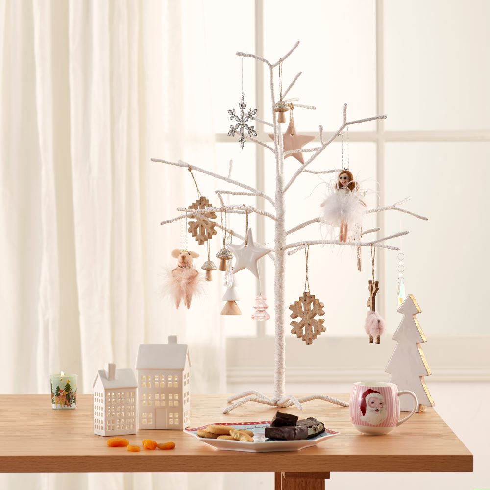 Jute White Twig Christmas Tree Adairs