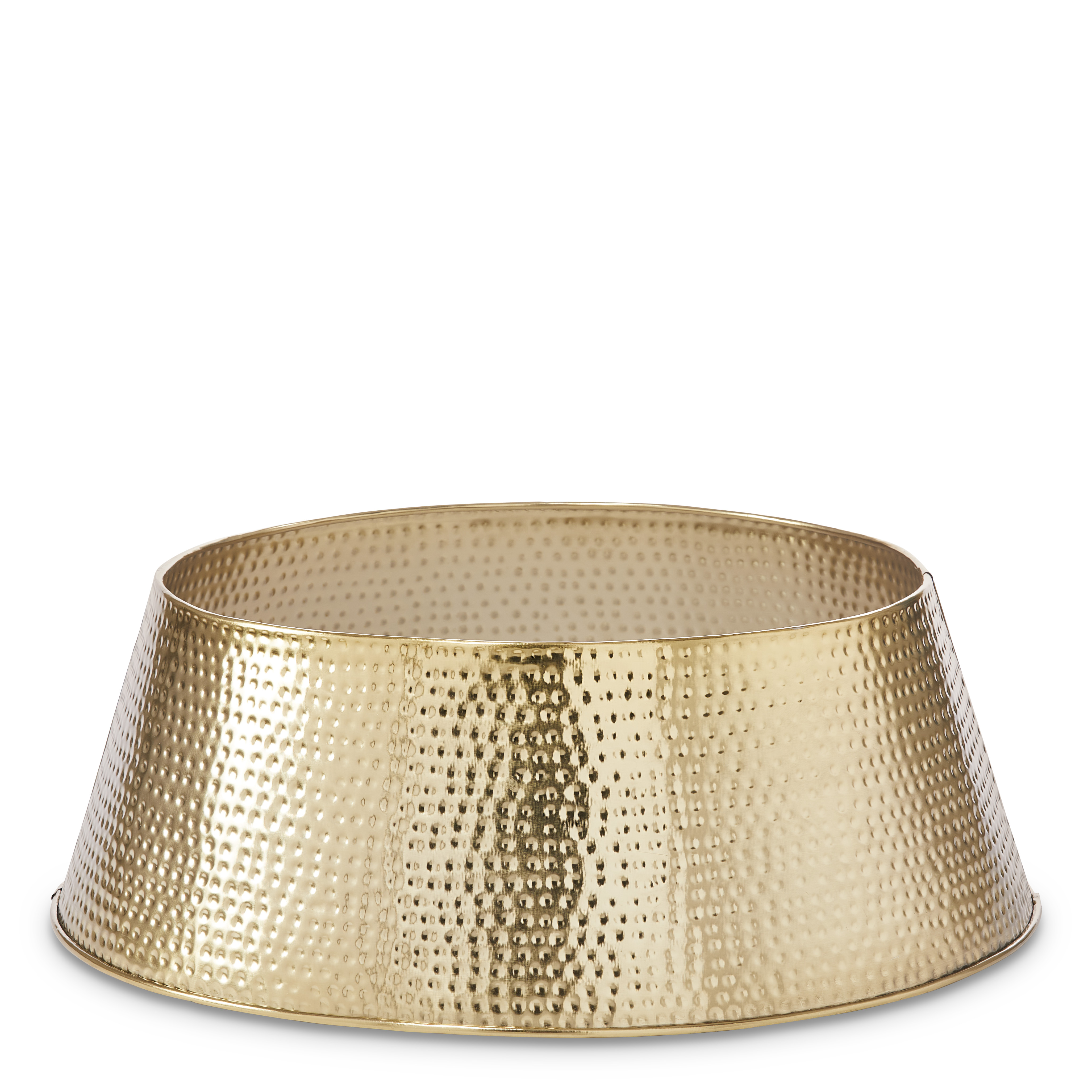 Gold Metal Christmas Tree Skirt Adairs