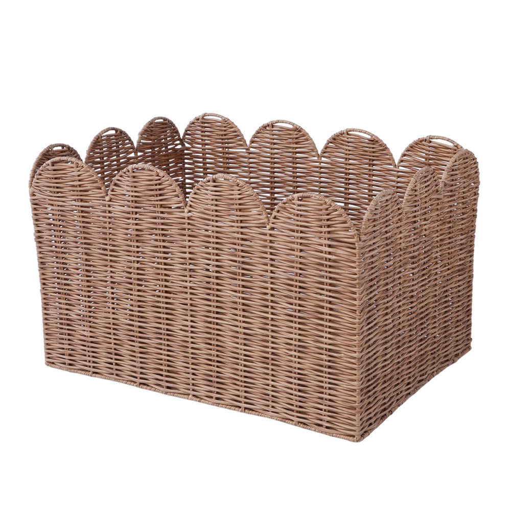 Scalloped Natural Storage Baskets Adairs