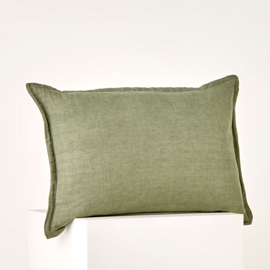 Jamie Linen Forest Long Cotton Cushion