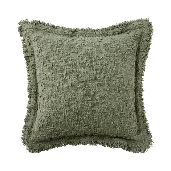 Leiden Olive Boucle Cushion