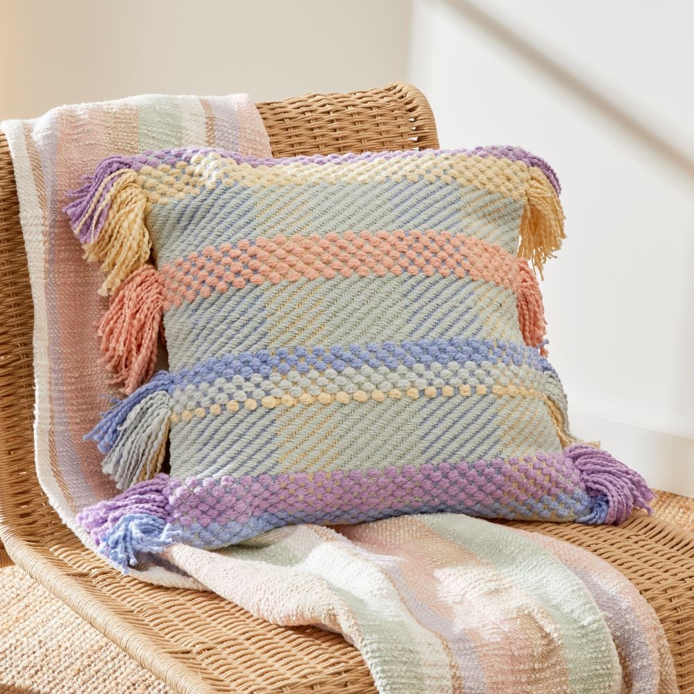 Bright blue cushions hotsell