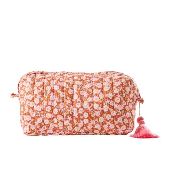 Sunset Floral Cosmetic Pouch