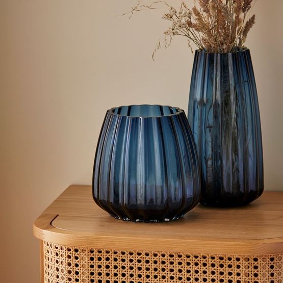 Lotus Blue Vase