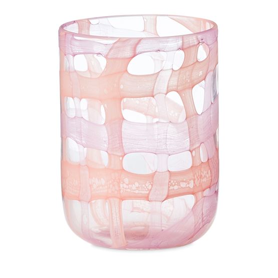 Lattice Pink & Lilac Vase