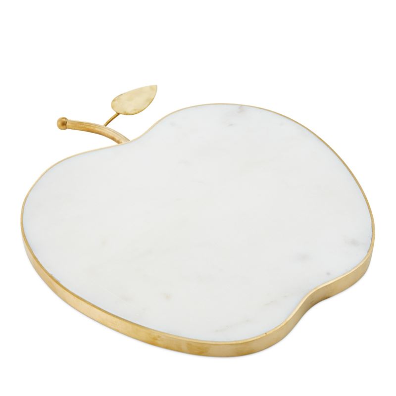 Apple Marble White & Gold Board