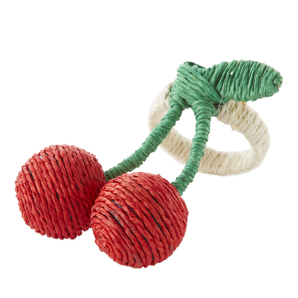 Fiesta Cherry Napkin Ring Adairs