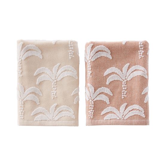 Mallorca Clay & Natural Tea Towel Pack of 2