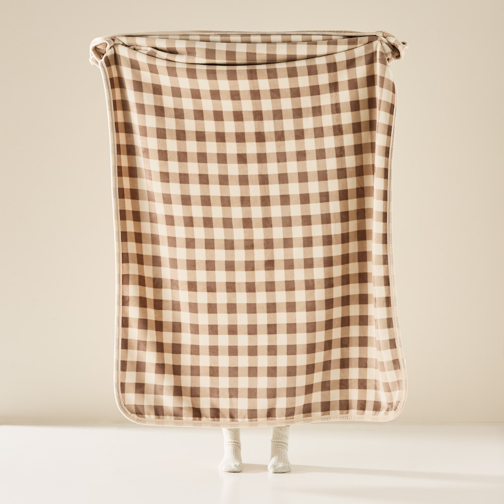 Gingham throw cheap
