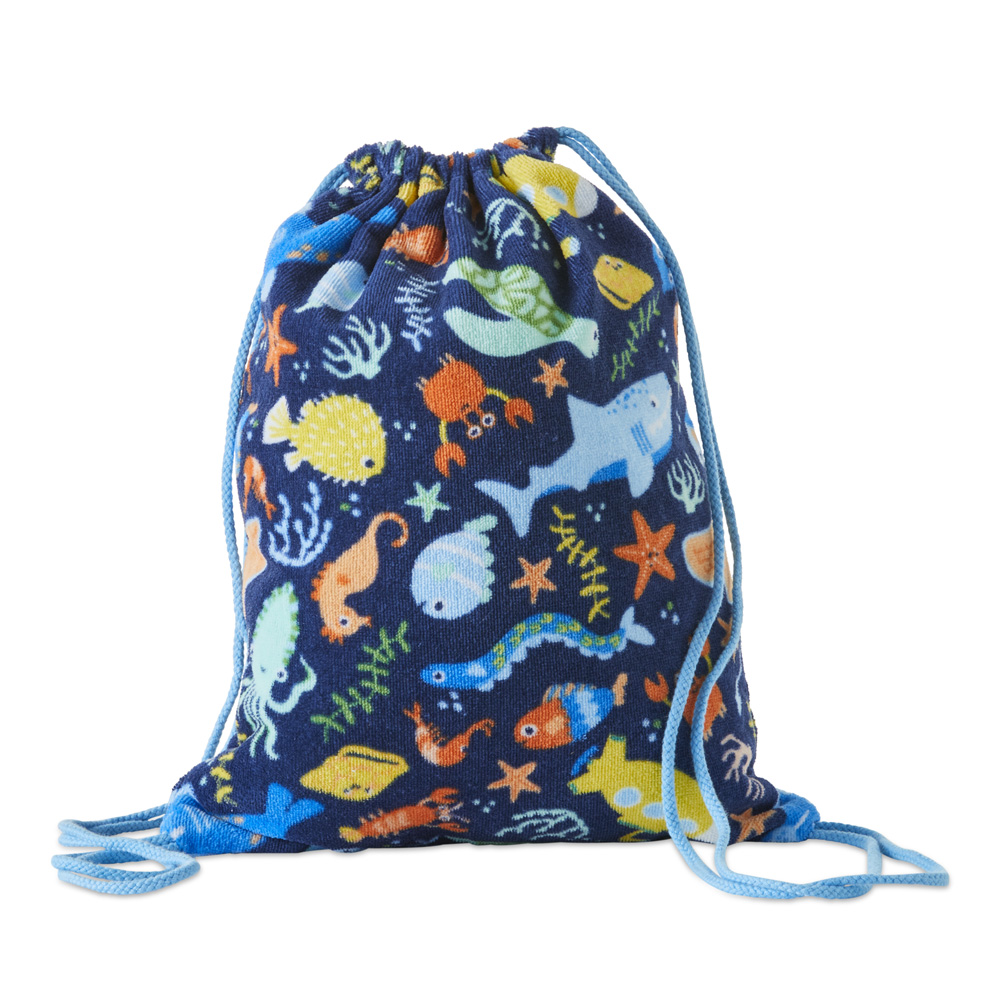 Adairs Kids Kids Sealife Terry Beach Bag Adairs