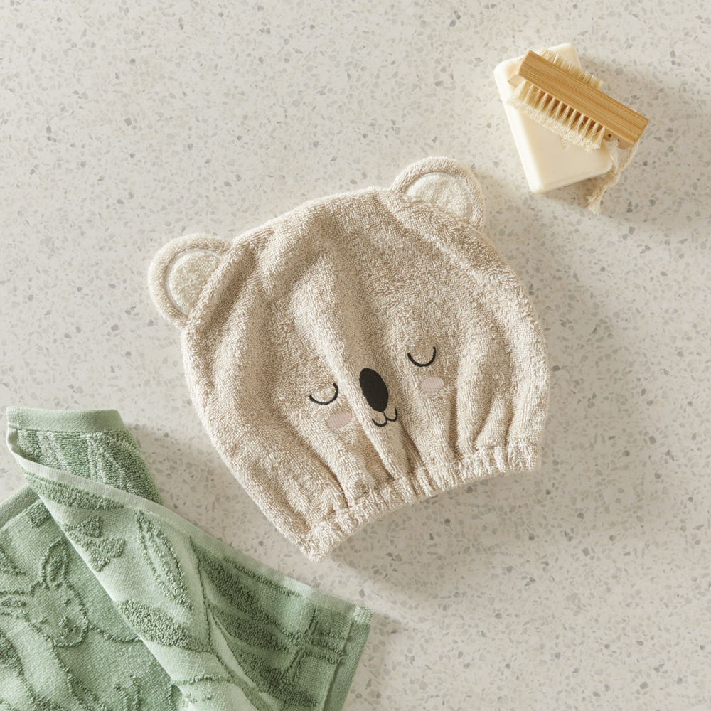 Adairs Kids Kids Koala Hair Towel Adairs