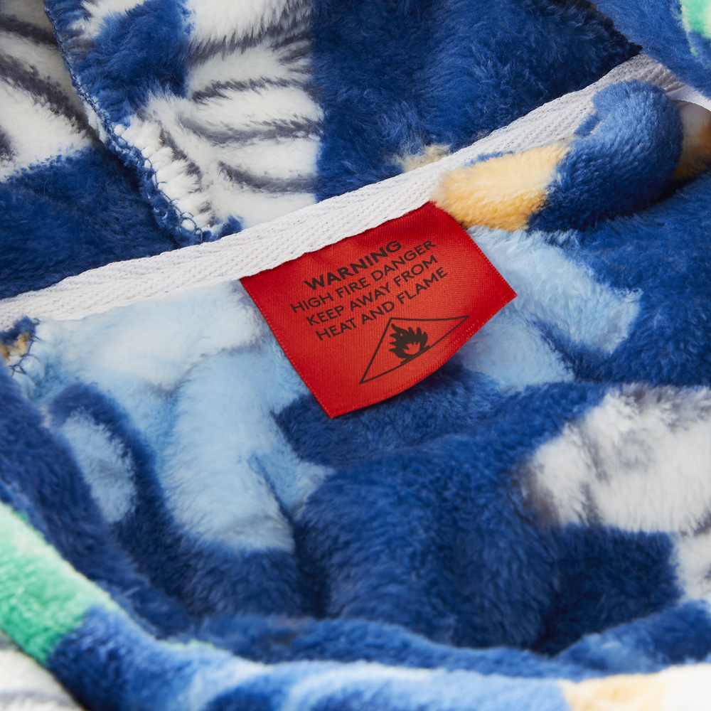 Adairs Kids Kids Ultra Soft Jungle Adventure Dressing Gown Adairs