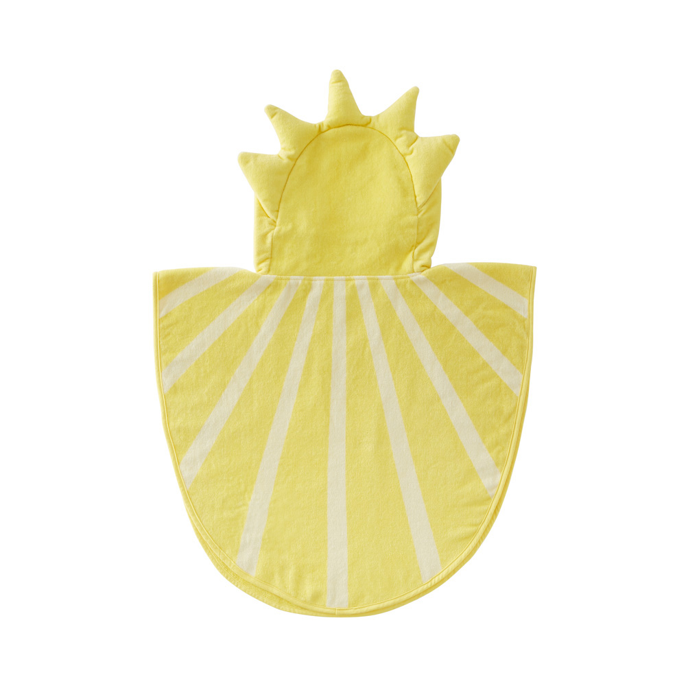 Adairs Kids Little Ray Of Sunshine Hooded Beach Towel Adairs