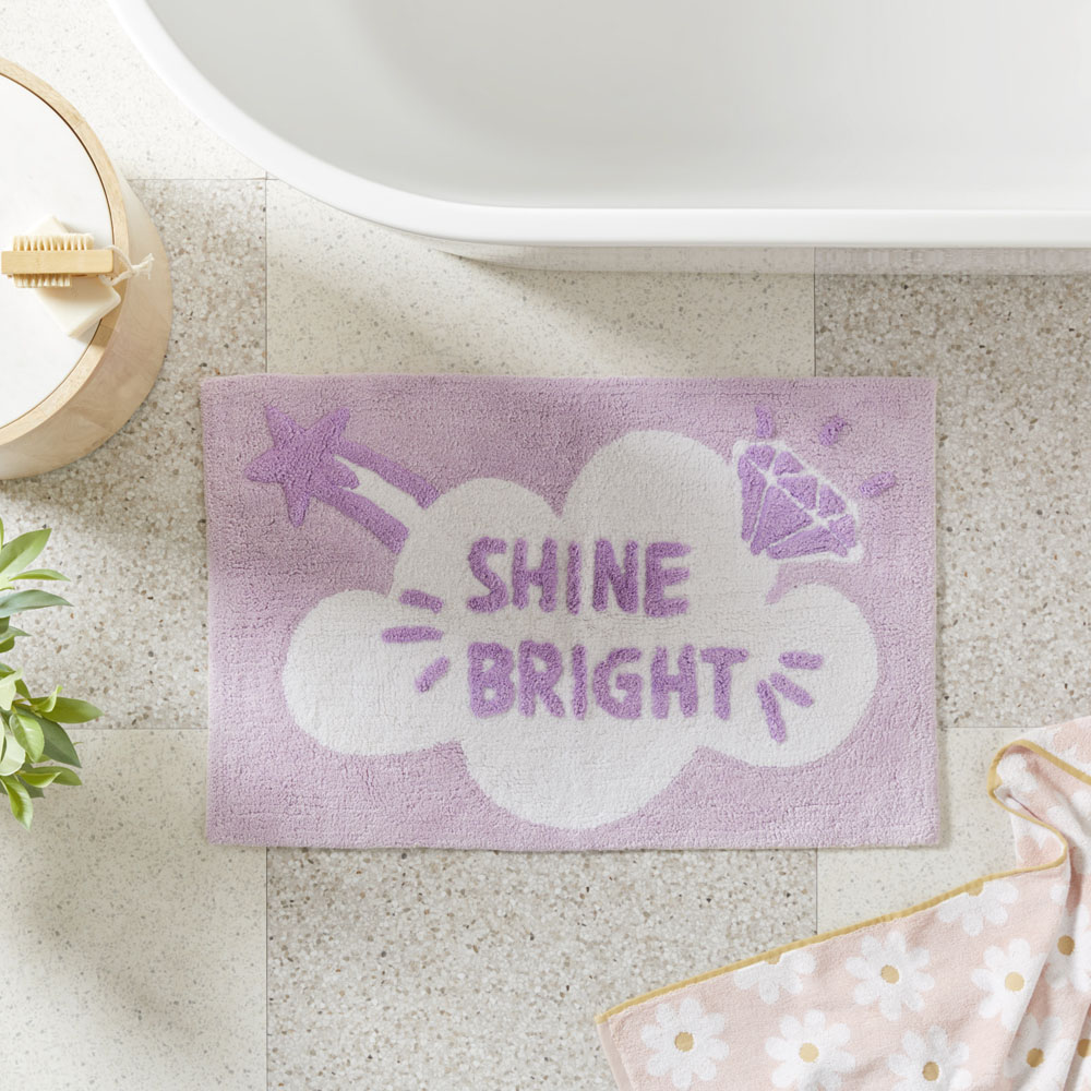 Adairs Kids Kids Shine Bright Bath Mat Adairs