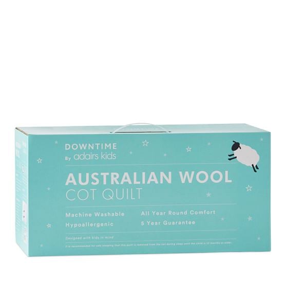 Downtime Australian Wool Cot Quilt 