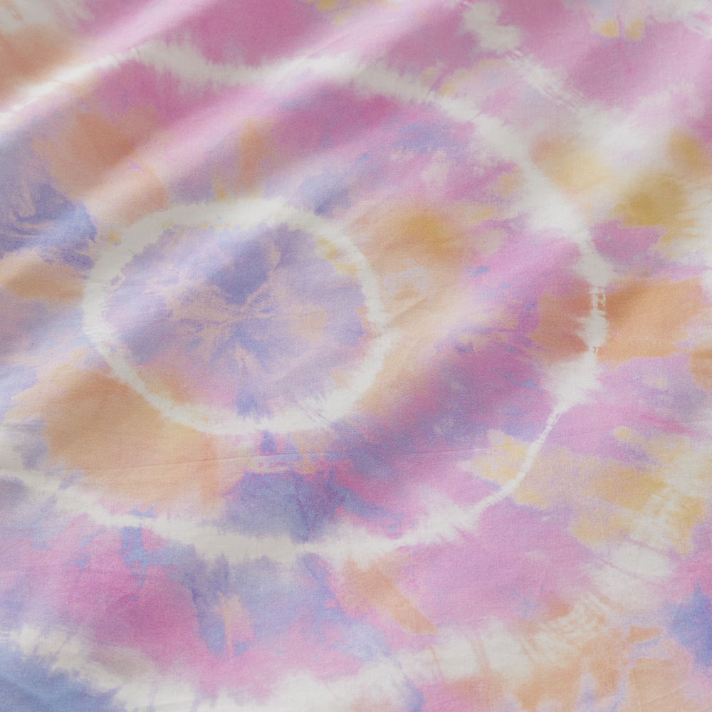 Adairs Kids Zephyr Tie Dye Bubblegum Quilt Cover Set Adairs