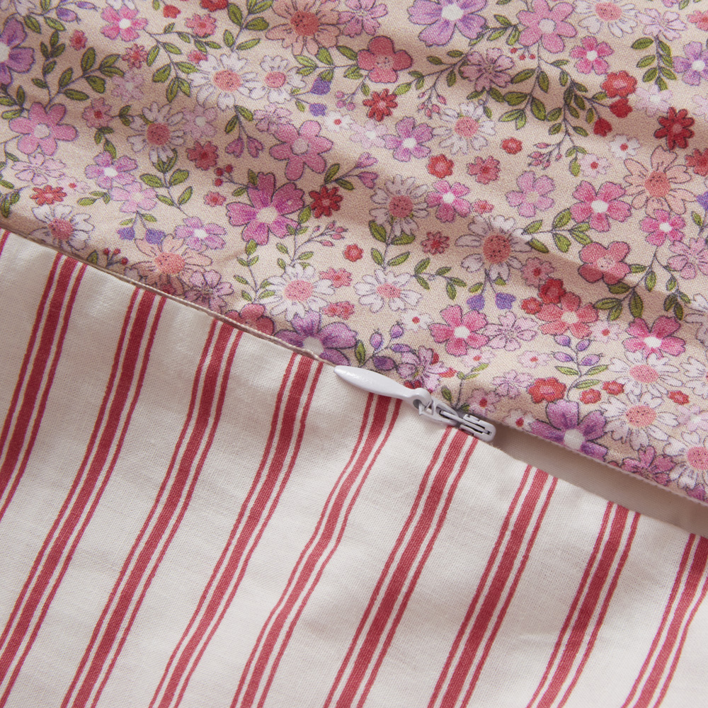 Adairs Kids Heirloom Madelyn Floral Rose Cot Quilt Cover Set Adairs