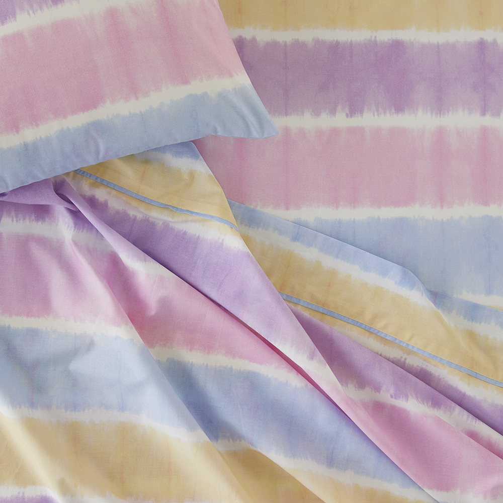 Adairs Kids Zephyr Tie Dye Bubblegum Sheet Set Adairs