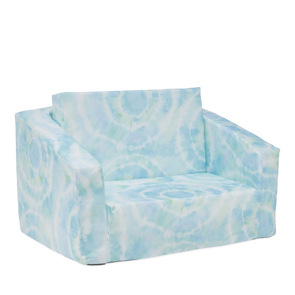 Adairs Kids Blue Tie Dye Flip Out Sofa Adairs
