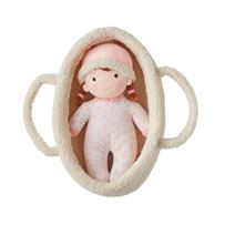 Doll In Carrier Cream Boucle Snuggle Friend