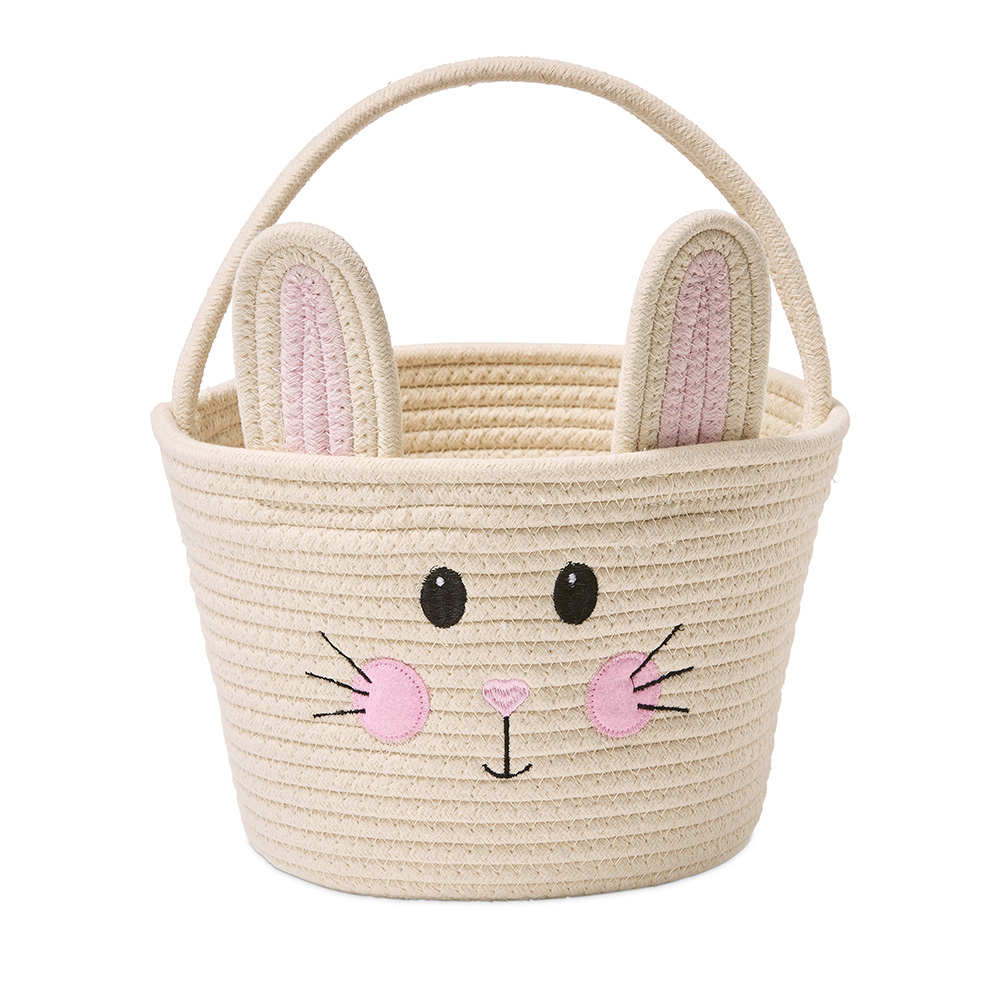 Bunny Pink Bunny Basket Adairs