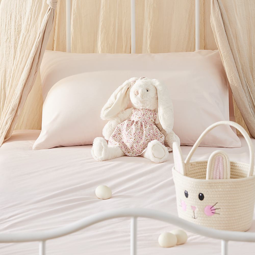 Bunny Pink Bunny Basket Adairs