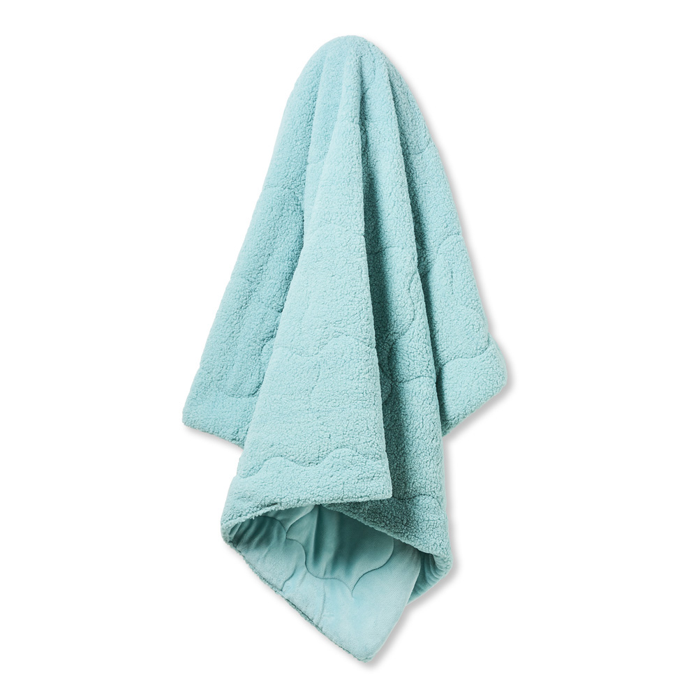 Adairs Kids Teddy Seafoam Blanket Adairs