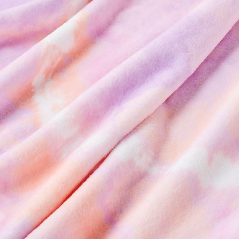 Novelty Bubblegum Tie Dye Ultra Soft Blanket