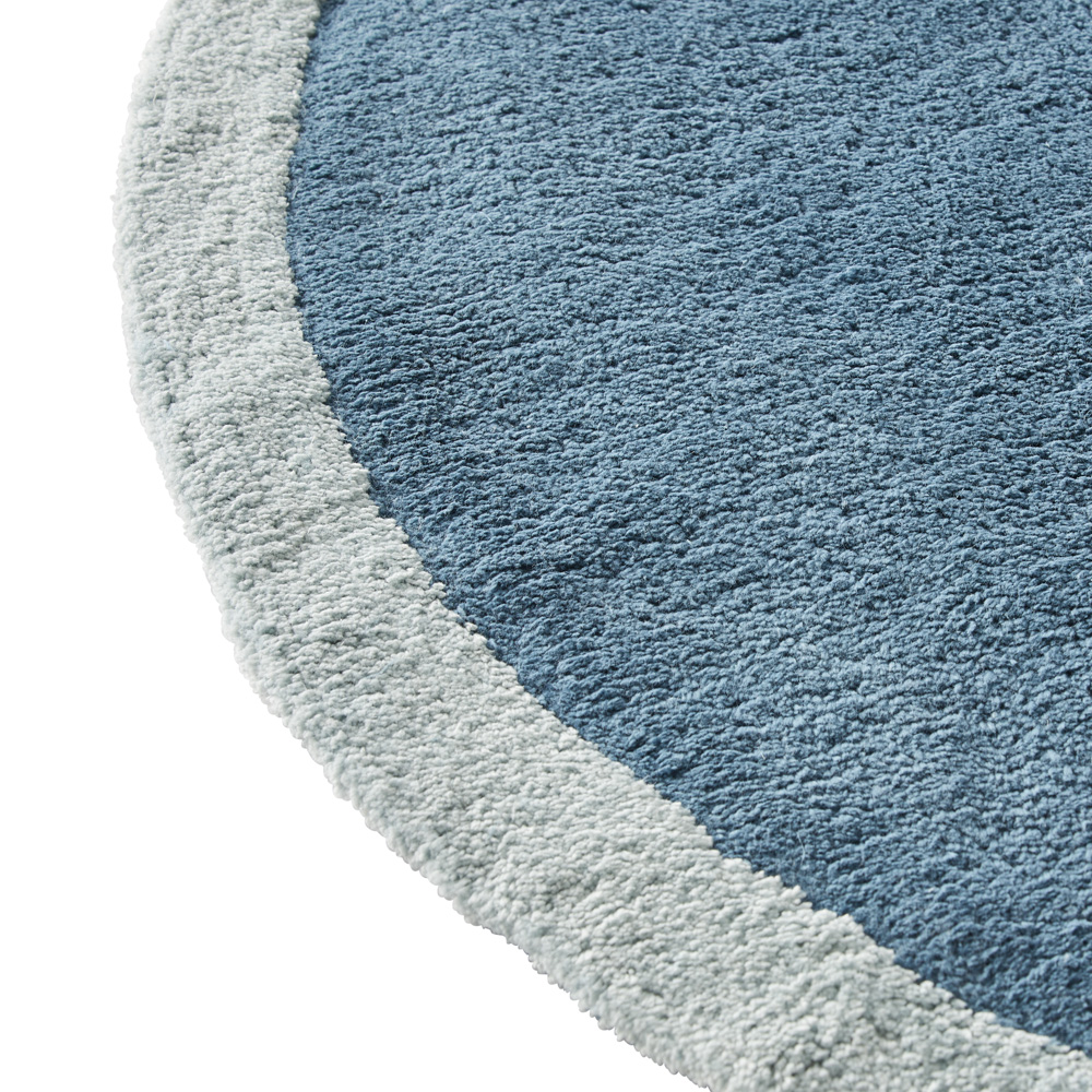 Adairs Kids Reece Blue Round Rug Adairs