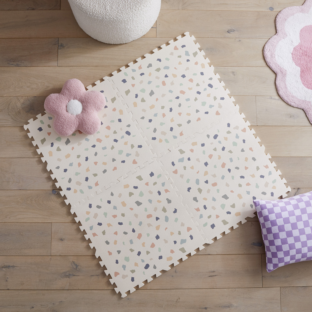 Pink foam tiles deals