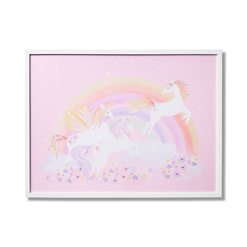 Unicorns and Rainbows Wall Art