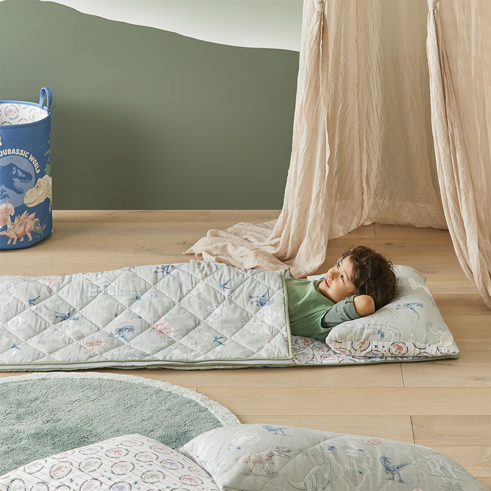 Adairs Kids - Universal Jurassic World Khaki Sleeping Bag