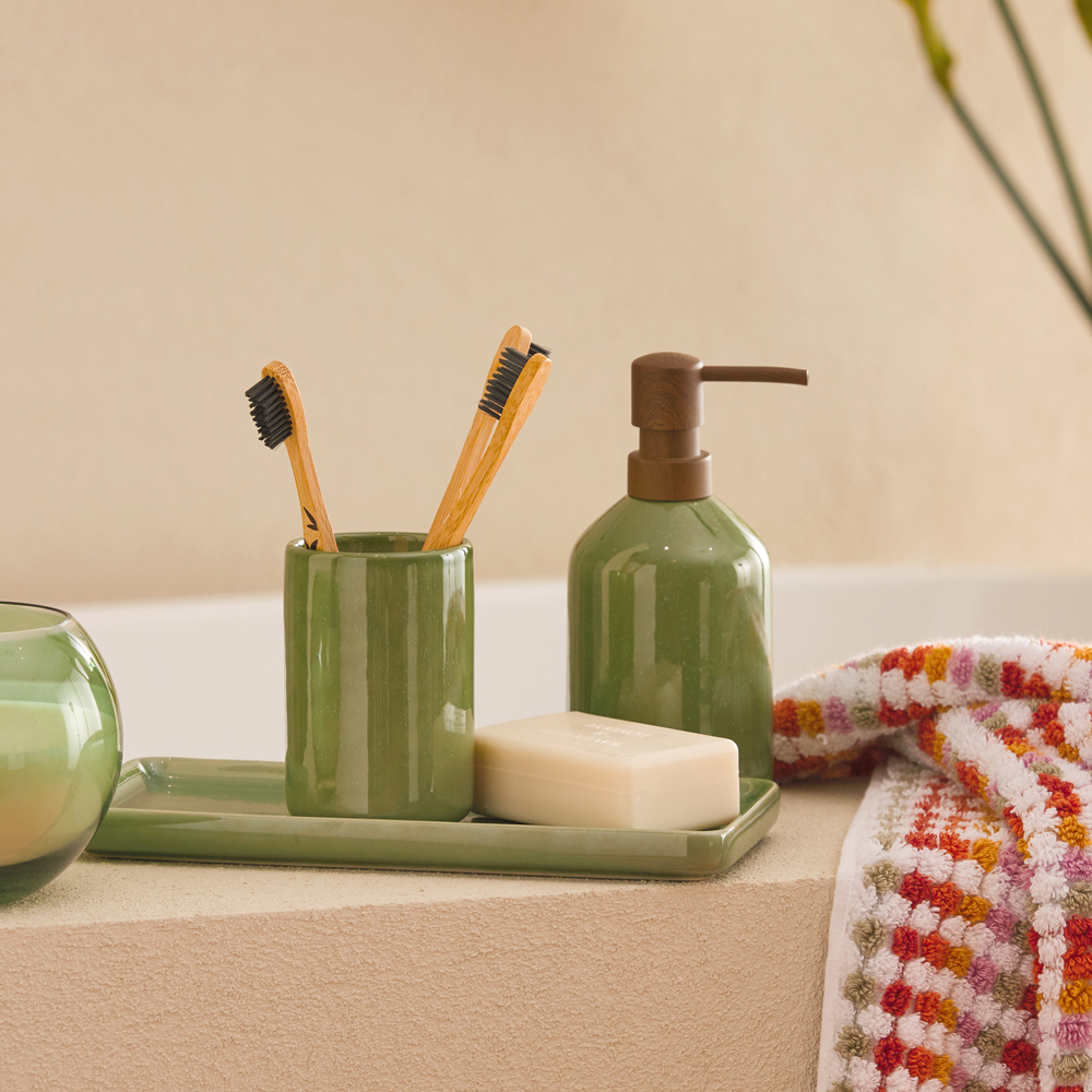 Lyon Moss Bathroom Accessories Adairs