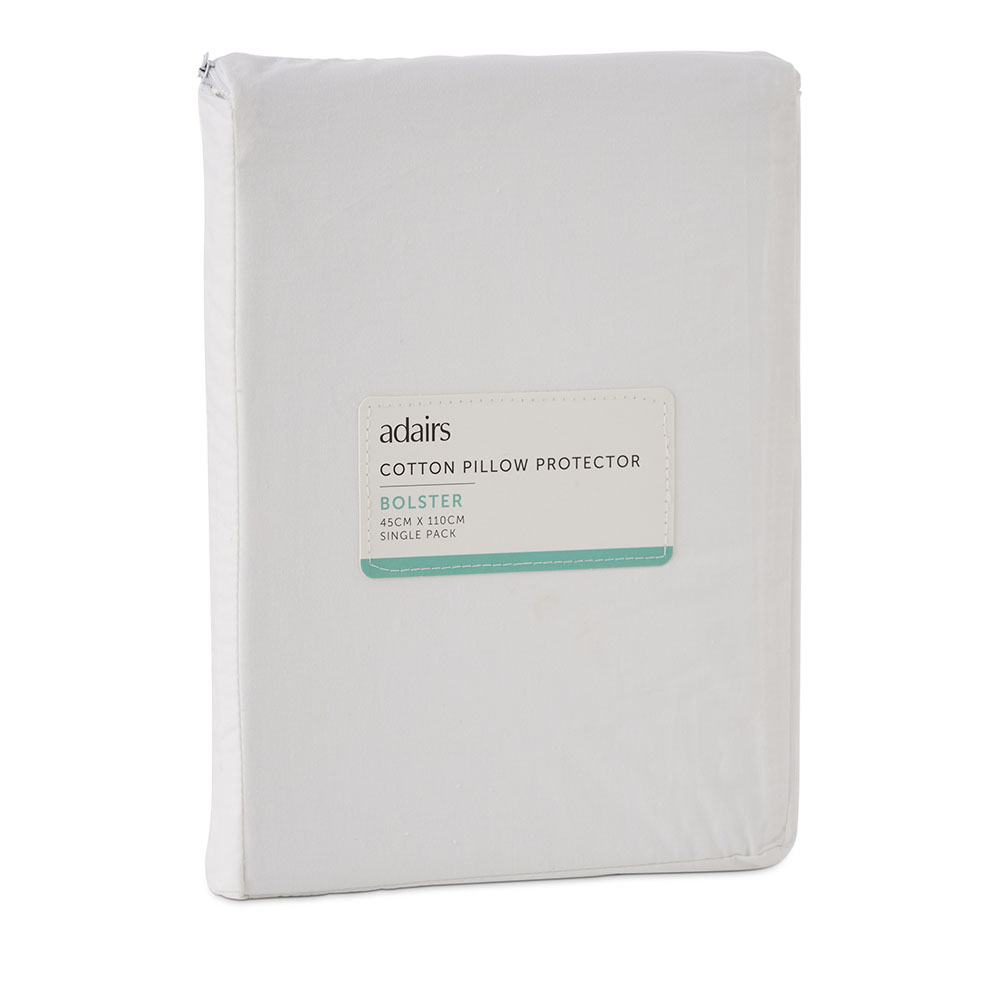Cotton Bolster Pillow Protector Adairs