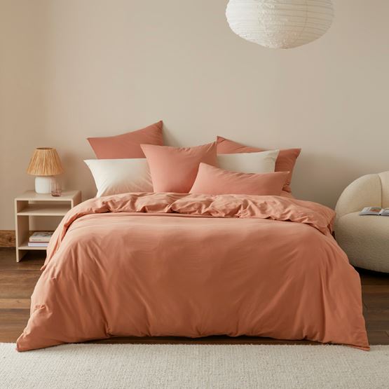 Ultra Soft Jersey Clay Quilt Cover Separates